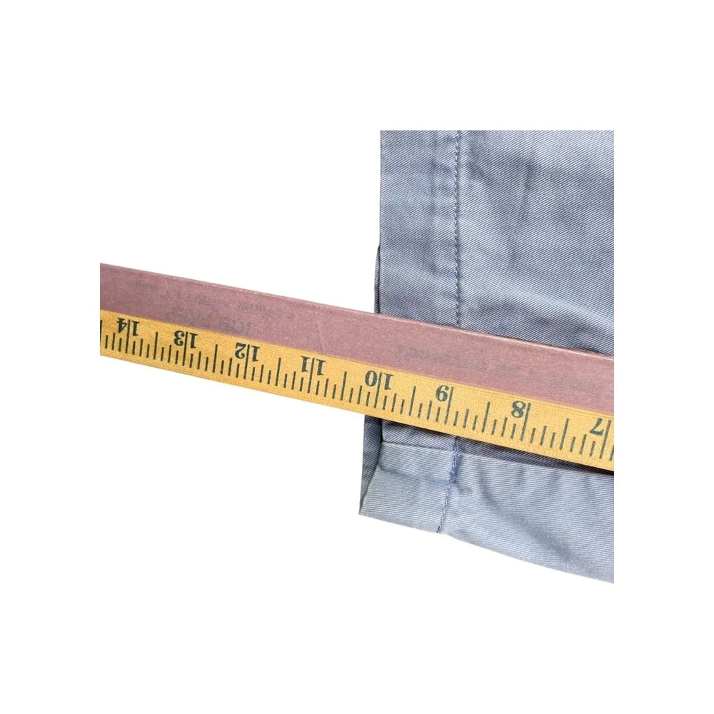 Banana Republic Emerson Shorts Mens 36 Light Blue Chino Flat Front Casual Summer